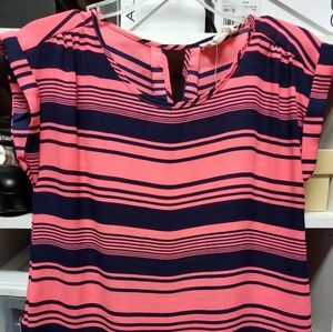 Pink and blue Blouse